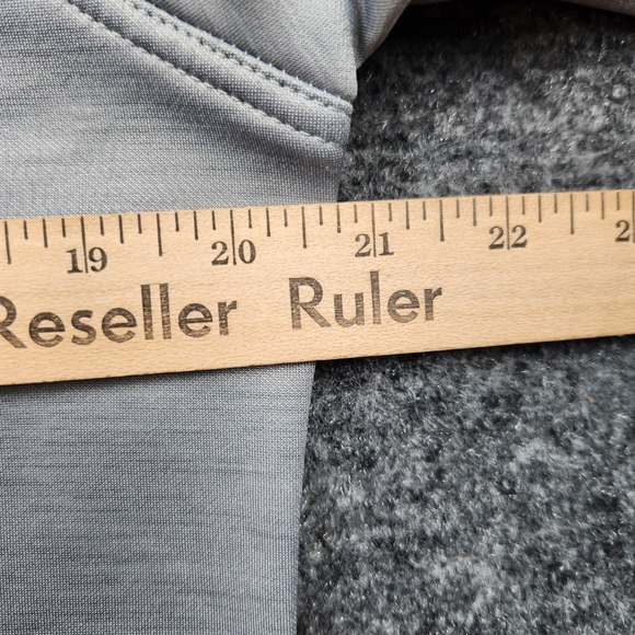 AriatTEK Pullover Womens Medium Gray 1/4 Zip Long Sleeve Equestrian Top - Picture 5 of 7